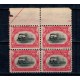 SUA 1901 - Expo Panamerican, 2c, East Express, tren, bloc de 4 neuzat