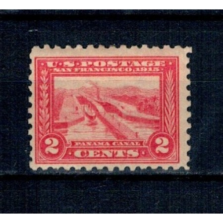 SUA 1915 - Expo Panama-Pacific, 2c dantelat 10, nestampilat cu sarniera SUA 1915 - Expo Panama-Pacific, 2c dantelat 10, nestampilat cu sarniera