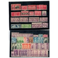 SUA - Lot timbre vechi neștampilate, cu șarniere