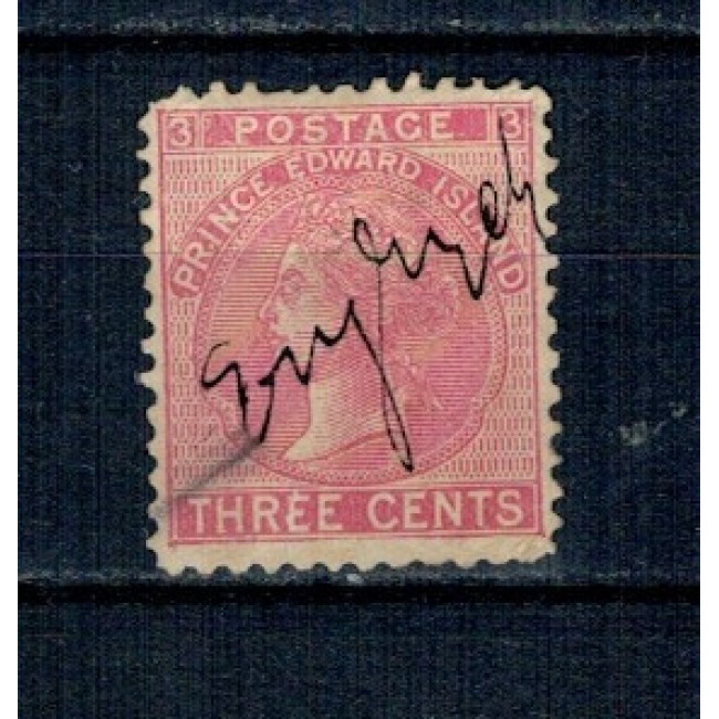 Prince Edward Island 1872 - 3c, uzat