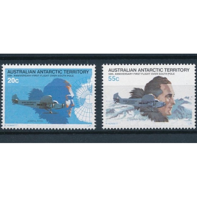 Australian Antarctic 1979 - Primul zbor peste Polul Sud, avion, serie neuzata