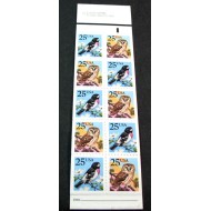 SUA 1988 - Păsări, carnet filatelic neuzat