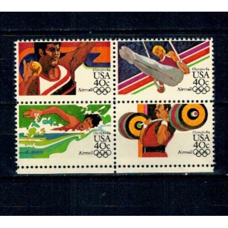 SUA 1983 - Jocurile Olimpice, sport, serie neuzata SUA 1983 - Jocurile Olimpice, sport, serie neuzata