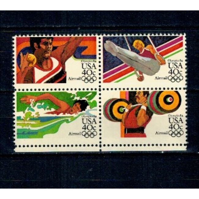 SUA 1983 - Jocurile Olimpice, sport, serie neuzata SUA 1983 - Jocurile Olimpice, sport, serie neuzata