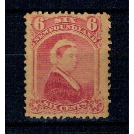 Newfoundland 1870 - Regina Victoria, 6c, nestampilat Newfoundland 1870 - Regina Victoria, 6c, nestampilat