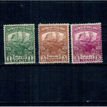 Newfoundland 1919 - Karibu, serie incompleta, neștampilata Newfoundland 1919 - Karibu, serie incompleta, neștampilata