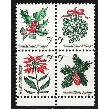 SUA 1964 - Crăciun, serie neuzata SUA 1964 - Crăciun, serie neuzata