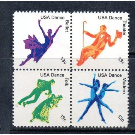 SUA 1978 - Dansuri, serie neuzata SUA 1978 - Dansuri, serie neuzata