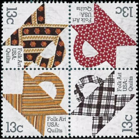 SUA 1978 - Folk art, paturi, serie neuzata SUA 1978 - Folk art, paturi, serie neuzata