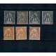 St. Pierre et Miquelon 1892 - Uzuale, Mi.No.46-48, lot nestampilat