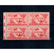 SUA 1953 - Aviație, posta aeriana, bloc de 4 neuzat