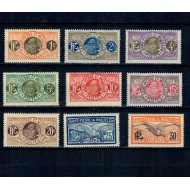 St. Pierre et Miquelon 1909/1917 - Motive locale, serie neștampilata incompleta