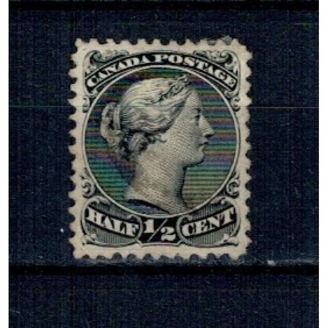 Canada 1868 - Uzual 1/2c Regina Victoria, neștampilat