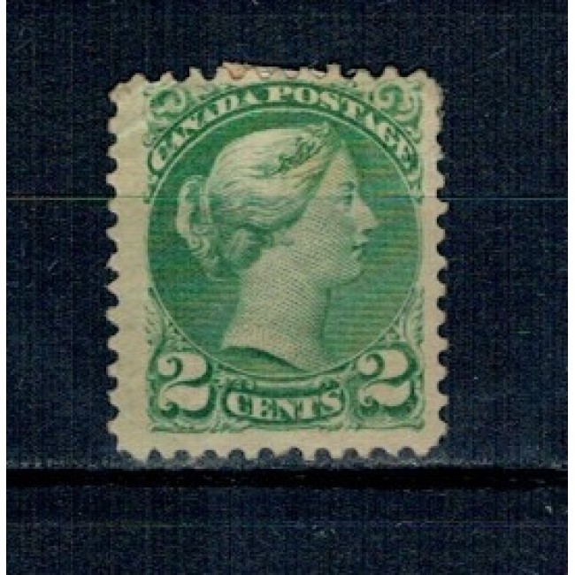 Canada 1872 - Uzual 2c, Regina Victoria, neștampilat cu șarniera