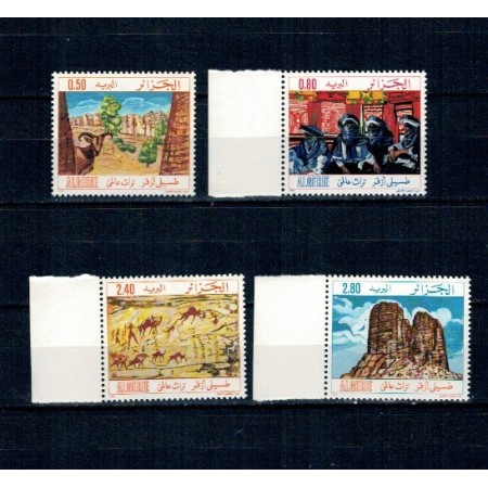 Algeria 1983 - Munții Tassili, vederi, localnici, serie neuzata Algeria 1983 - Munții Tassili, vederi, localnici, serie neuzata