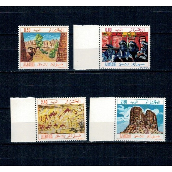Algeria 1983 - Munții Tassili, vederi, localnici, serie neuzata Algeria 1983 - Munții Tassili, vederi, localnici, serie neuzata
