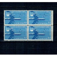 SUA 1957 - Air Force, aviația, bloc de 4 neuzat