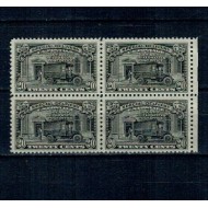 SUA 1925 - Special Delivery, mașina poștala, bloc de 4 neuzat