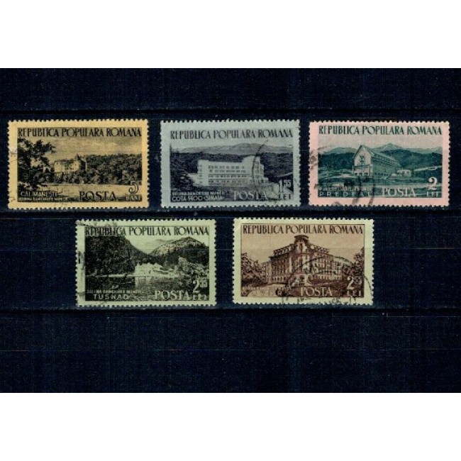 1954 - Case de odihna, serie stampilata 1954 - Case de odihna, serie stampilata