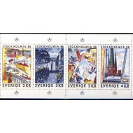 Suedia 1985 - Expo Stockholmia, serie neuzata in carnet