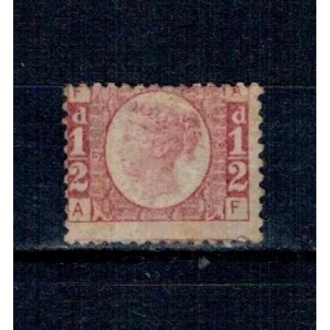 Marea Britanie 1870 - Uzual, Regina Victoria, 1/2p nestampilat