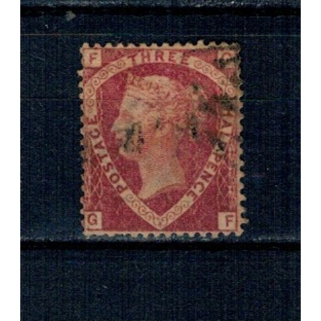 Marea Britanie 1870 - Uzual Regina Victoria, 3/2p, stampilat