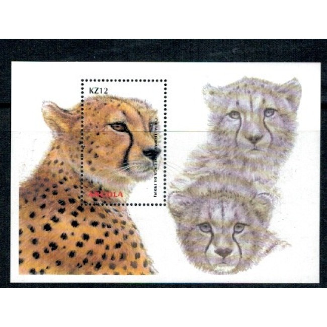 Angola 2000 - Fauna, animale, colita neuzata Angola 2000 - Fauna, animale, colita neuzata