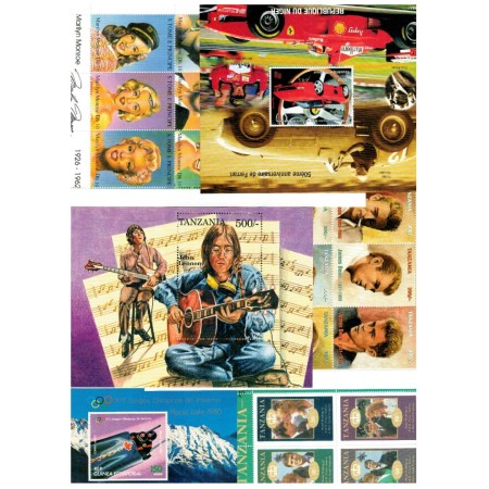 Lot 6 colite si blocuri neuzate, Africa Lot 6 colite si blocuri neuzate, Africa