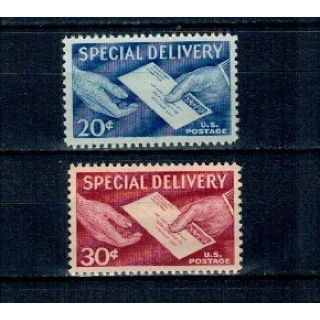 SUA 1954 - Special Delivery, scrisoare, serie neuzata SUA 1954 - Special Delivery, scrisoare, serie neuzata