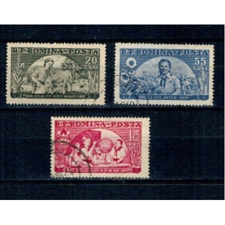 1954 - Pionieri, serie stampilata 1954 - Pionieri, serie stampilata