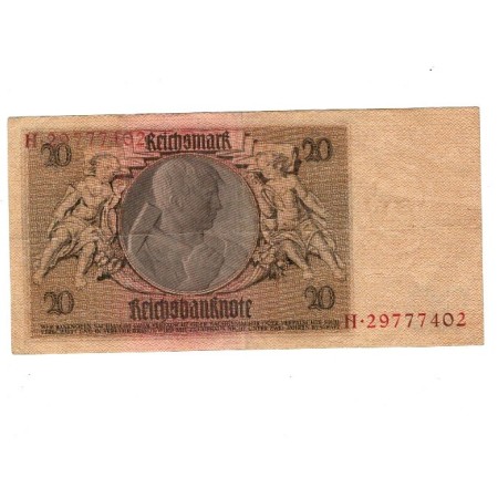 Germania 1929 - 20 Reichsmark, circulata Germania 1929 - 20 Reichsmark, circulata
