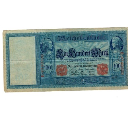 Germania 1910 - 100 Mark, circulata