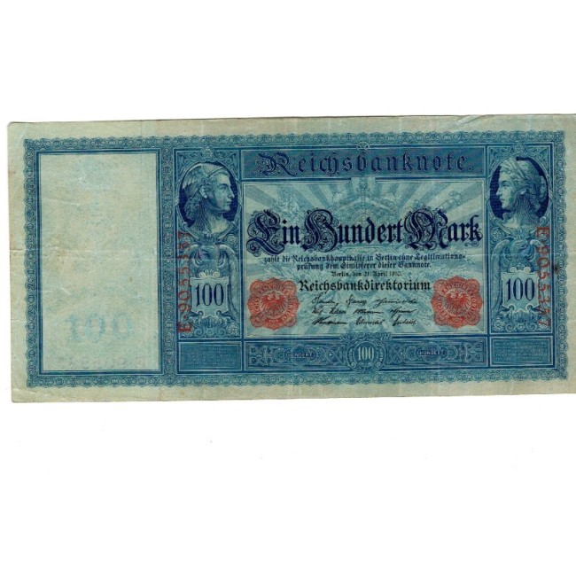 Germania 1910 - 100 Mark, circulata Germania 1910 - 100 Mark, circulata