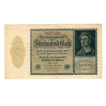 Germania 1922 - 10.000 Mark aUNC