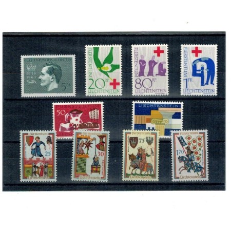 Liechtenstein 1963 - Lot timbre neuzate