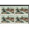 SUA 1964 - Charles M. Russel, artist, pictura, arta, bloc de 4 neuzat