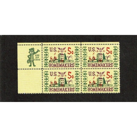 SUA 1964 - Homemakers, bloc de 4 neuzat SUA 1964 - Homemakers, bloc de 4 neuzat