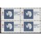 SUA 1971 - Antarctic Treaty, bloc de 4 neuzat