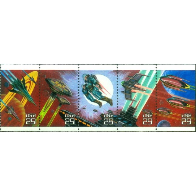 SUA 1993 - Science Fiction, serie neuzata, din carnet SUA 1993 - Science Fiction, serie neuzata, din carnet