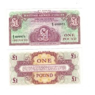 Marea Britanie 1962 - 1 Pound, Forțele Armate, UNC