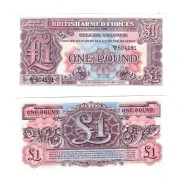 Marea Britanie 1948 - 1 Pound, Forțele Armate, UNC