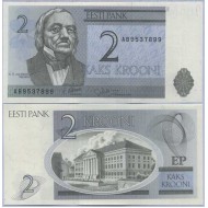 Estonia 1992 - 2 krooni UNC