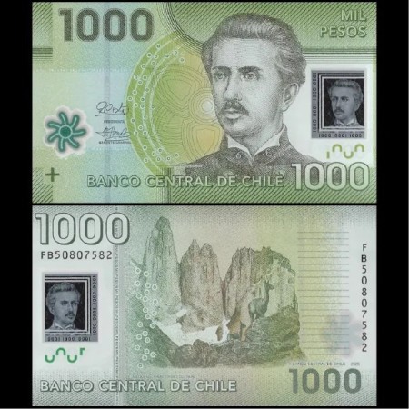 Chile 2025 - 1000 pesos UNC Chile 2025 - 1000 pesos UNC