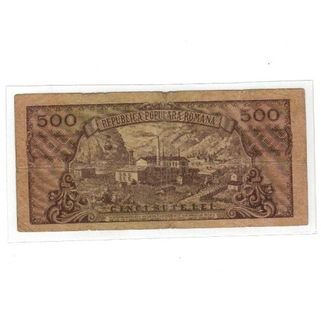 Romania 1949 - 500 lei, uzat