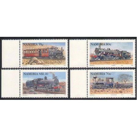 Namibia 1994 - Locomotive, cai ferate, trenuri, serie neuzata Namibia 1994 - Locomotive, cai ferate, trenuri, serie neuzata