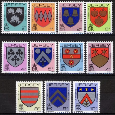 Jersey 1981 - Uzuale, stema, serie neuzata Jersey 1981 - Uzuale, stema, serie neuzata