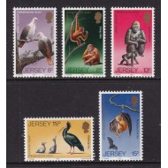 Jersey 1979 - Protecția naturii, fauna, serie neuzata