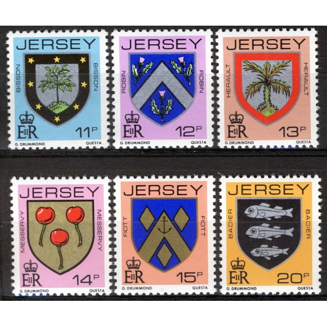Jersey 1981 - Uzuale, stema, serie neuzata Jersey 1981 - Uzuale, stema, serie neuzata