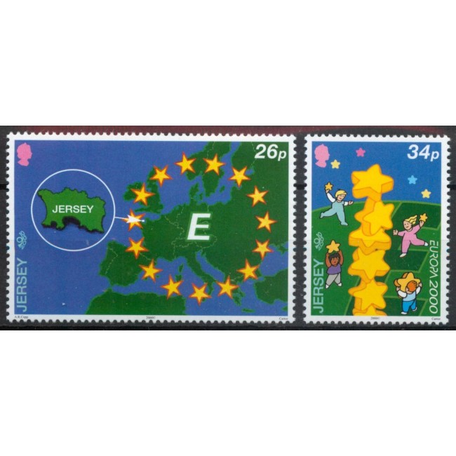 Jersey 2000 - Europa, copii, serie neuzata Jersey 2000 - Europa, copii, serie neuzata