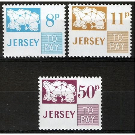 Jersey 1975 - Porto, harta, serie neuzata Jersey 1975 - Porto, harta, serie neuzata